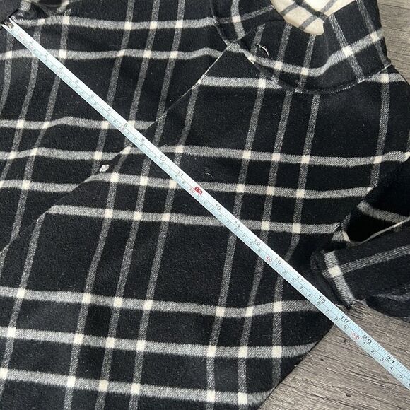 Wool reversible coat blazer white black Sz Medium - Picture 13 of 13